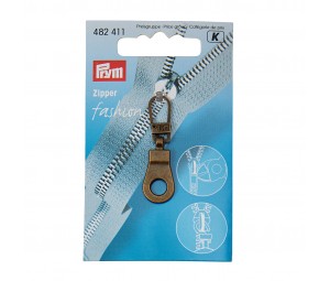 Tragator fermoar clasic, finisaj antic - Prym 482411